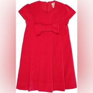 Darcy Dress in Richmond Red Velvet